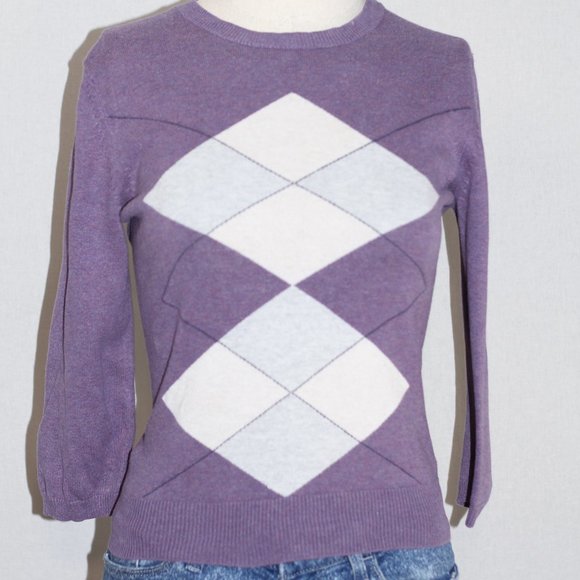 Isaac Mizrahi Purple Sweater - Picture 7 of 12
